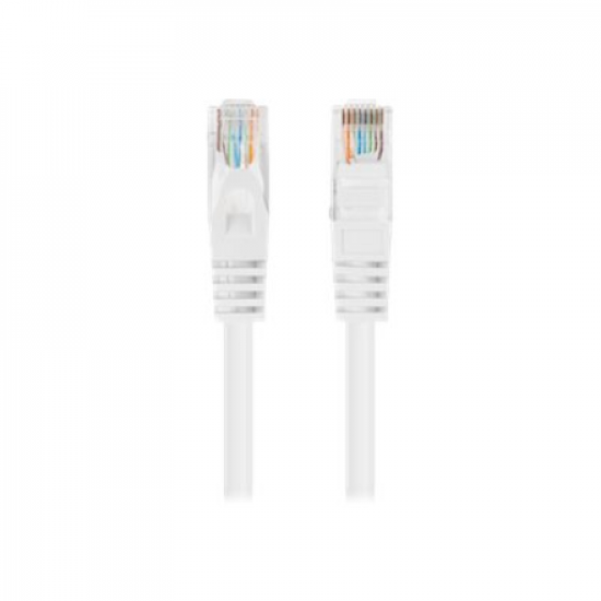 Lanberg Patchcord CAT.6 UTP 0.5M white fluke passed 10-pack | PCU6-20CC-0050-W