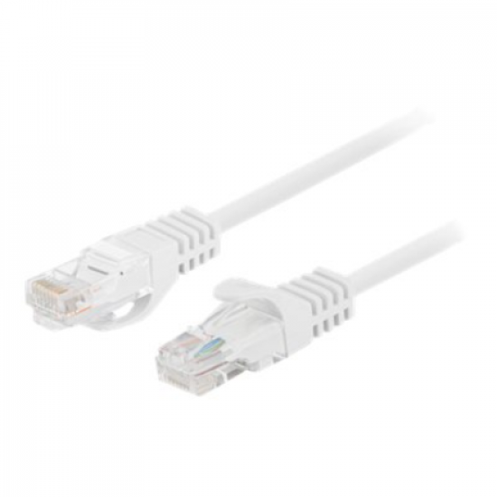 Lanberg Patchcord CAT.6 UTP 1M fluke passed 10-pack, White | PCU6-20CC-0100-W