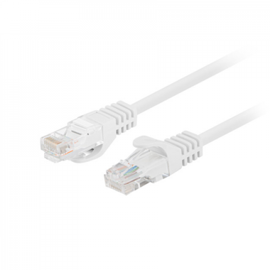 Lanberg Patchcord CAT.6 UTP 3M fluke passed 10-pack, White | PCU6-20CC-0300-W