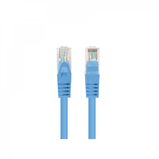 Lanberg Patchcord CAT.6 UTP 1M fluke passed 10-pack, Blue | PCU6-20CC-0100-B