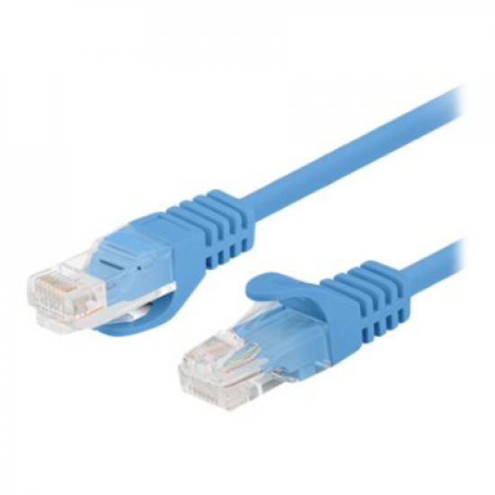 Lanberg Patchcord CAT.6 UTP 1.5M fluke passed 10-pack, Blue | PCU6-20CC-0150-B
