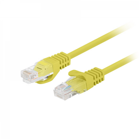Lanberg Patchcord CAT.6 UTP 1.5M fluke passed 10-pack, Yellow | PCU6-20CC-0150-Y