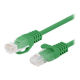 Lanberg Patchcord CAT.6 UTP 0.25M fluke passed 10-pack, Green | PCU6-20CC-0025-G