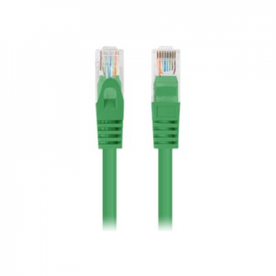 Lanberg Patchcord CAT.6 UTP 1M fluke passed 10-pack, Green | PCU6-20CC-0100-G