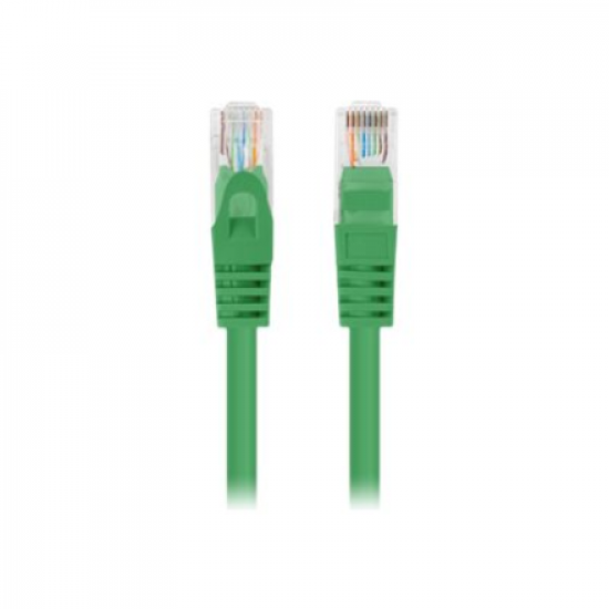 Lanberg Patchcord CAT.6 UTP 1.5M fluke passed 10-pack, Green | PCU6-20CC-0150-G