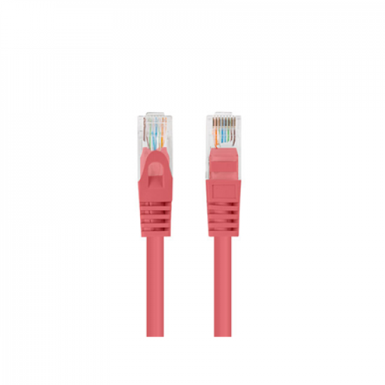 Lanberg Patchcord CAT.6 UTP 3M fluke passed 10-pack, Red | PCU6-20CC-0300-R