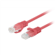 Lanberg Patchcord CAT.6 UTP 3M fluke passed 10-pack, Red | PCU6-20CC-0300-R