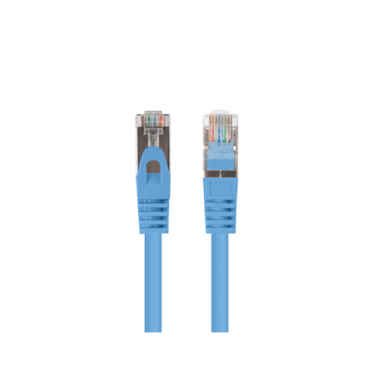 Lanberg Patchcord CAT.6 FTP 1M fluke passed 10-pack, Blue | PCF6-20CC-0100-B