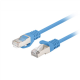 Lanberg Patchcord CAT.6 FTP 1M fluke passed 10-pack, Blue | PCF6-20CC-0100-B
