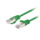 Lanberg Patchcord CAT.6 FTP 1M fluke passed 10-pack, Green | PCF6-20CC-0100-G