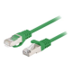 Lanberg Patchcord CAT.6 FTP 1M fluke passed 10-pack, Green | PCF6-20CC-0100-G