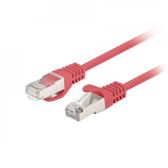 Lanberg Patchcord CAT.6 FTP 0.25M fluke passed 10-pack, Red | PCF6-20CC-0025-R