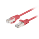 Lanberg Patchcord CAT.6 FTP 0.25M fluke passed 10-pack, Red | PCF6-20CC-0025-R