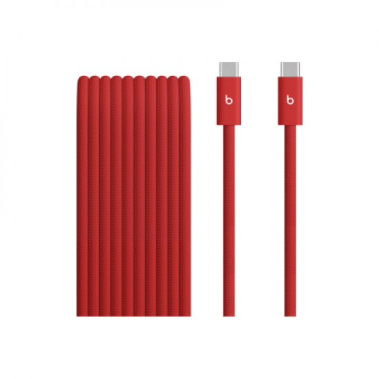 Apple 240W USB-C to USB-C Braided Cable (3 m ) - Rapid Red | Apple