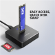 AXAGON ADSA-M2C11 USB-C 10Gbps docking station for M.2 NVMe / SATA SSD