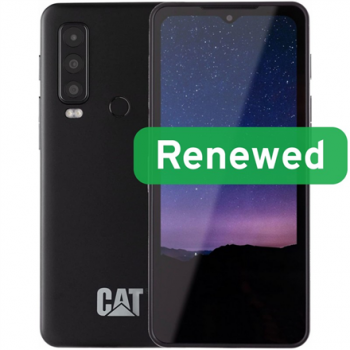 CAT Renewed | Grade C | S75 | 128 GB | Black | 5G | O
