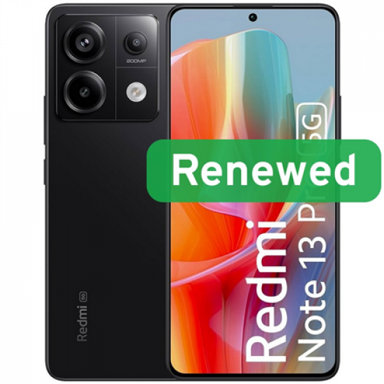 Xiaomi Renewed | Grade A | Redmi Note 13 Pro 5G | 256 GB | Midnight Black | 5G | O
