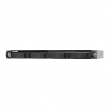 QNAP 4-bay ARM quad-core NAS 10GbE SFP+ and 2.5GbE connectivity | TS-432XEU-4G | Cortex-A57 | 16 GB | Black