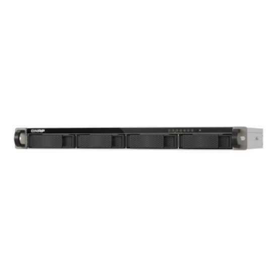 QNAP 4-bay ARM quad-core NAS 10GbE SFP+ and 2.5GbE connectivity | TS-432XEU-4G | Cortex-A57 | 16 GB | Black