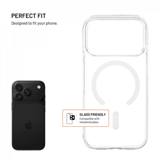 FIXED MagPure for Apple iPhone 18 Pro, clear | Fixed