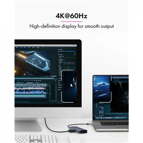 Raidsonic Spade Dock 4081 (Off-Screen Button) | IB-DK4081-SO