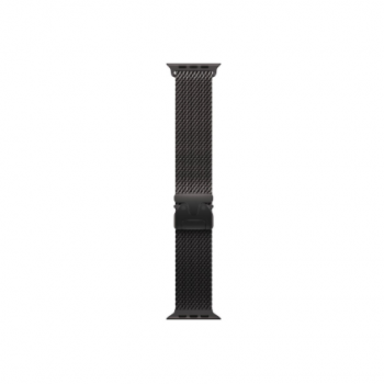 APPLE 49mm Black Titanium Milanese Loop - Large