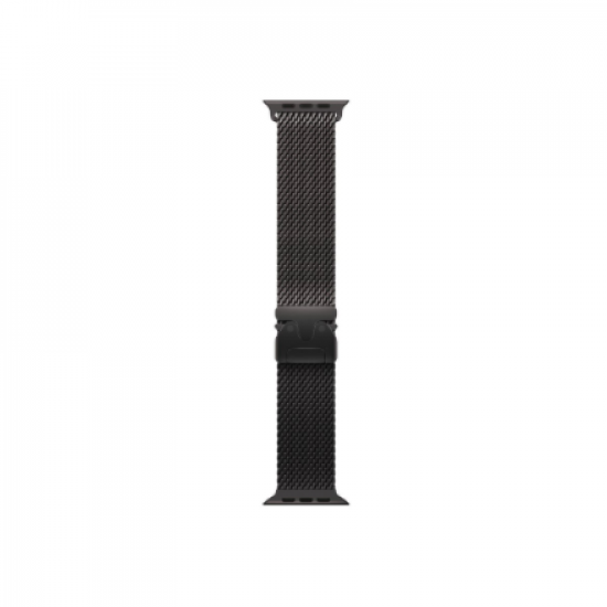 APPLE 49mm Black Titanium Milanese Loop - Large