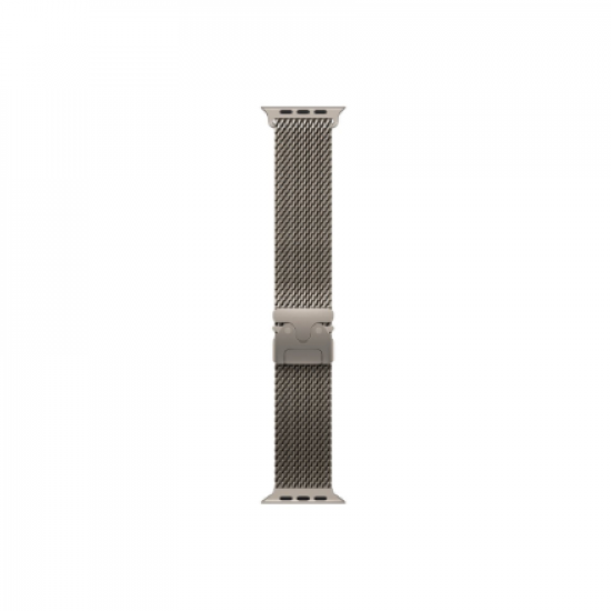 APPLE 49mm Natural Titanium Milanese Loop - Large