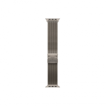APPLE 49mm Natural Titanium Milanese Loop - Large