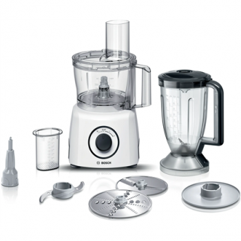Bosch MCM3230W MultiTalent 3 Food Processor, Power 800 W, Volume 2.3 L, White