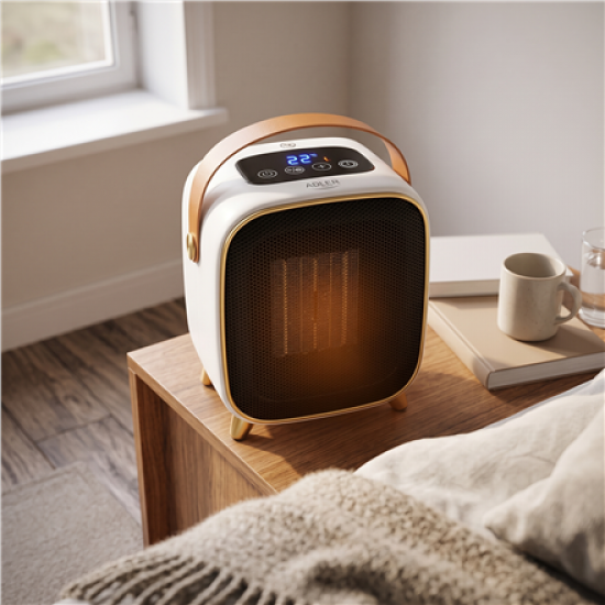 Adler AD 7762 Ceramic Fan Heater with LED Display, Cool Air Fan
