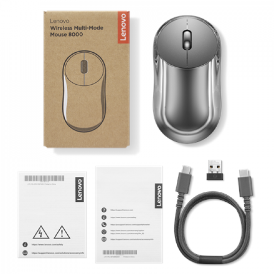 Lenovo Wireless Multi-Mode Mouse 8000 | Lenovo