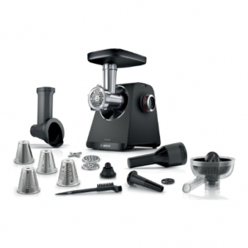 Bosch MFWS450B MultiPower Meat mincer, 1900 W, Black/Stainless Steel