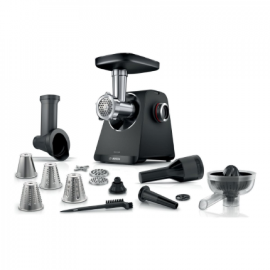 Bosch MFWS450B MultiPower Meat mincer, 1900 W, Black/Stainless Steel