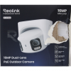 SALE OUT. Reolink PoE 4K 16MP Dual Lens and 180° panoramic view Camera | Reolink UHD Dual-Lens PoE Surveillance Camera with 180° Panoramic View | RP-PCT16MD | 24 month(s) | Dual lens | 16 MP | F2.8mm/F1.6 | IP67 | H.265/H.264 | Micro SD, Max. 512 GB | DAM