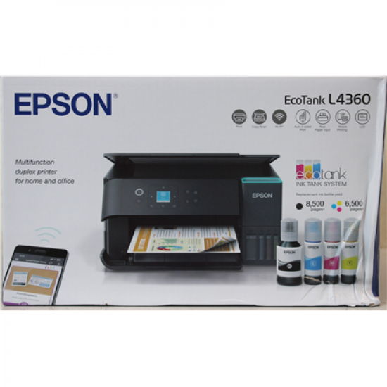 SALE OUT. Epson EcoTank L4360 Inkjet Printer | SALE OUT. | Epson Multifunctional printer | EcoTank L4360 | Inkjet | Colour | A4 | Wi-Fi | DAMAGED PACKAGING