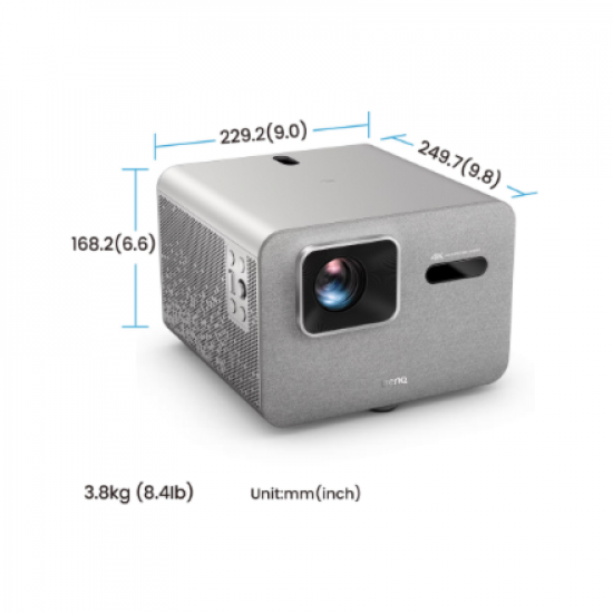 Benq TK705STi Home Entertainment Projector/3840x2160/16:9/3000Lm/600000:1/Grey | Benq