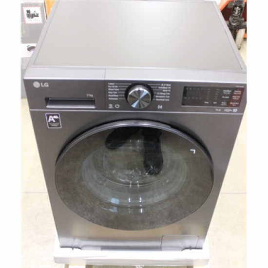 SALE OUT. LG F4X5011TBB Washing machine, A, Front loading, Washing capacity 11 kg, Depth 56.5 cm, 1400 RPM, Black | SALE OUT. | LG Washing machine | F4X5011TBB | Energy efficiency class A | Front loading | Washing capacity 11 kg | 1400 RPM | Depth 57 cm |