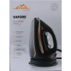 SALE OUT. ETA ETA429090000 Vapore Steam station, 3000 W, Black | ETA Vapore 4290 90000 | Steam Iron | 3000 W | Water tank capacity 1500 ml | Continuous steam 120 g/min | Black | DAMAGED PACKAGING