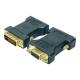 Logilink | DVI-I male Dual-Link (24+5 pin) > VGA female HD (15-pin) | Black | DVI -I | VGA