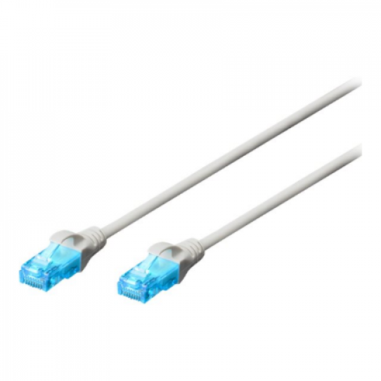 Digitus | Patch cord | UTP | Grey | RJ45 | RJ45