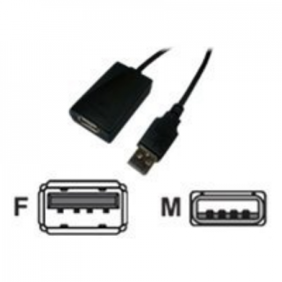 Logilink | USB 2.0 repeater 5m | USB-A to USB-A USB A male | USB A female