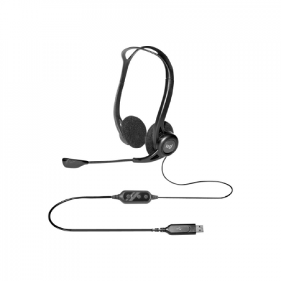 Logitech | PC 960 USB | Headset | Black