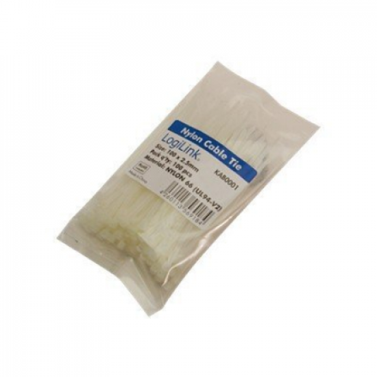 Logilink | Cable tie set 100 pcs in polybag,  length: 100 x 2.5mm