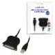 Logilink | USB 2.0 adapter to Paralel (LPT)  DB25 , 1,8m | USB-A to LPT USB A male | DB25
