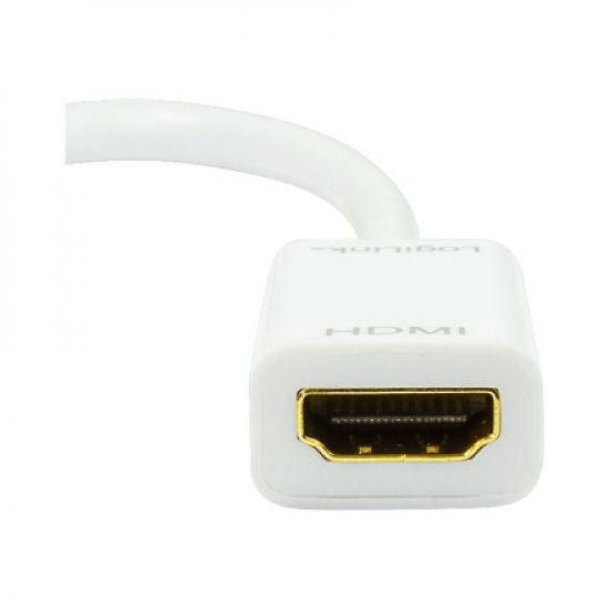 Logilink | Adapter Mini DisplayPort to HDMI with Audio: | Grey | Mini DisplayPort | HDMI A | 0.1 m