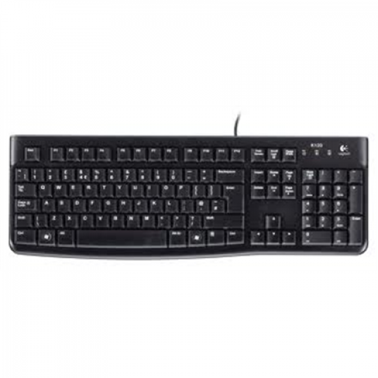 Logitech | K120 | Standard | Wired | EN/LT | 1.5 m | Black | USB Port | Lithuanian | 55 g