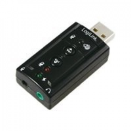 Logilink | USB Audio adapter, 7.1 sound effect