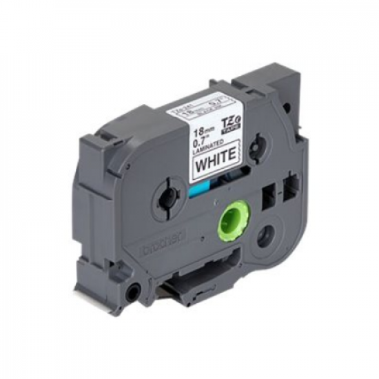 Brother | TZ-241 Laminated Tape | Black on White | TZe | 8 m | 1.8 cm