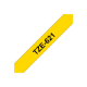 Brother | TZe-621 Laminated Tape | Black on Yellow | TZe | 8 m | 9 cm